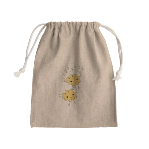 ぽぷこんたち Mini Drawstring Bag