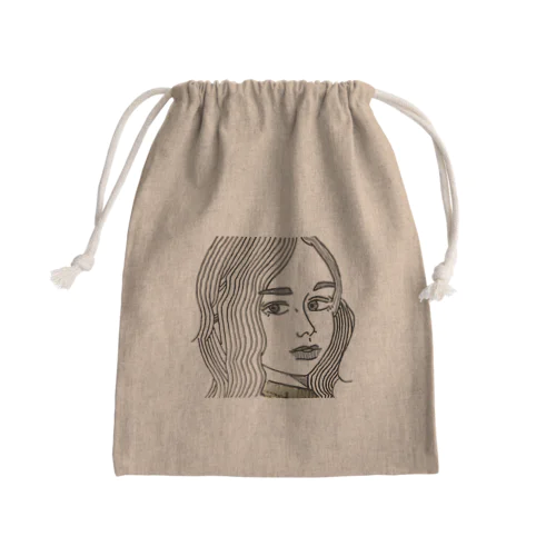 Girl🦋 Mini Drawstring Bag