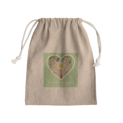 lotus magic ✴︎ Mini Drawstring Bag
