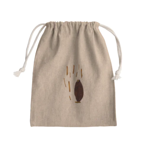 芋けんぴの雨 Mini Drawstring Bag