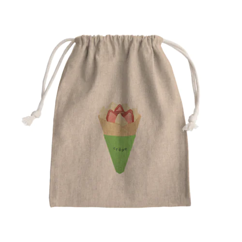 クレープ Mini Drawstring Bag