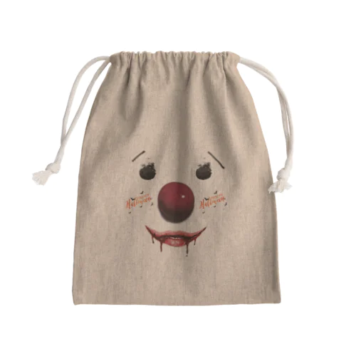 【HELLOWEEN FACE】 Mini Drawstring Bag