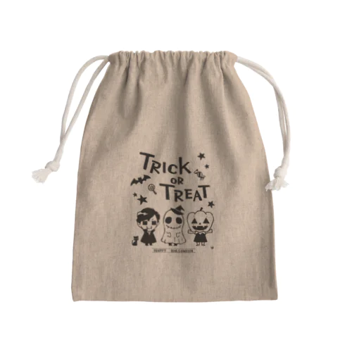 TRICK OR TREAT Mini Drawstring Bag