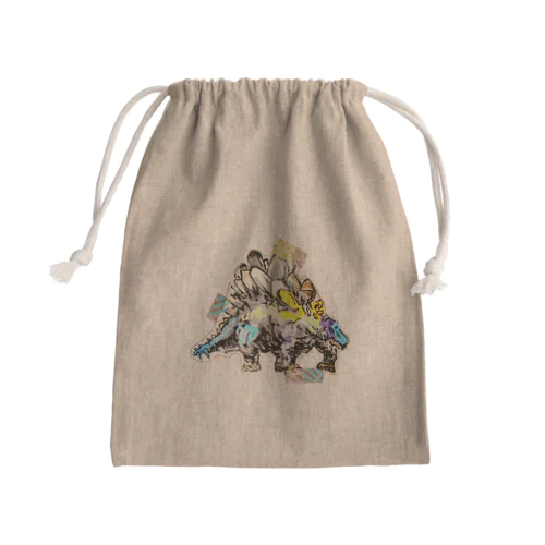 ステゴサウルス Mini Drawstring Bag