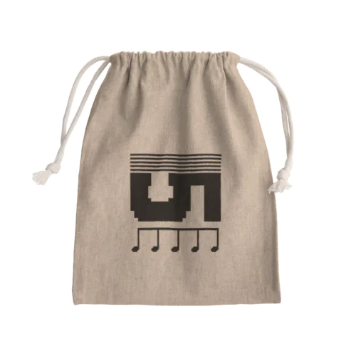 ♩5 Mini Drawstring Bag