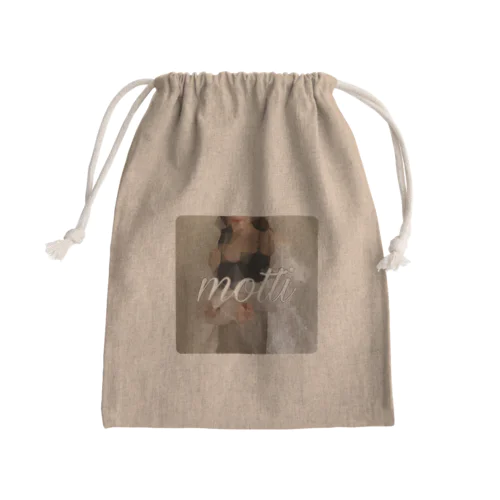 motti ロゴ (ポリゴン) Mini Drawstring Bag