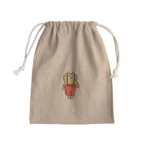 サスペンダーくん Mini Drawstring Bag