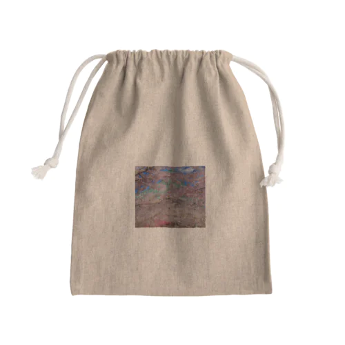 桜の景色　青空の春鐘突き堂 Mini Drawstring Bag