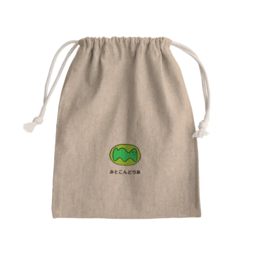 みとこんどりあ Mini Drawstring Bag