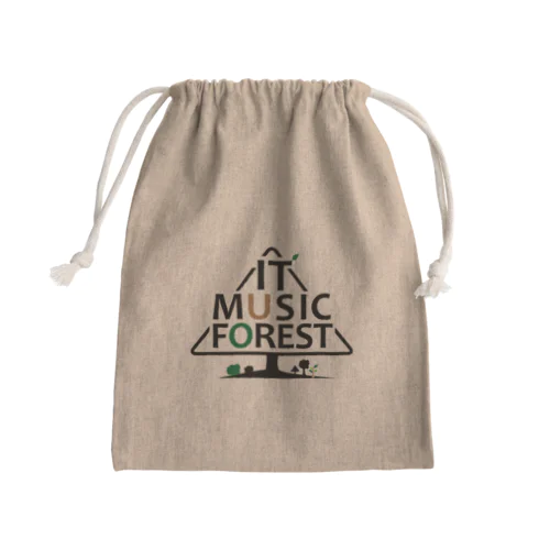 IT MUSIC FOREST チャリティーグッズ Mini Drawstring Bag