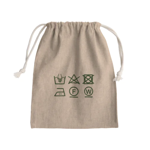 wool100% Mini Drawstring Bag