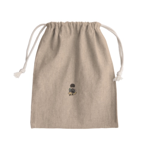 少年K氏と恐竜🦕② Mini Drawstring Bag