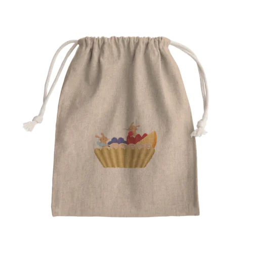 うさぎとタルト Mini Drawstring Bag