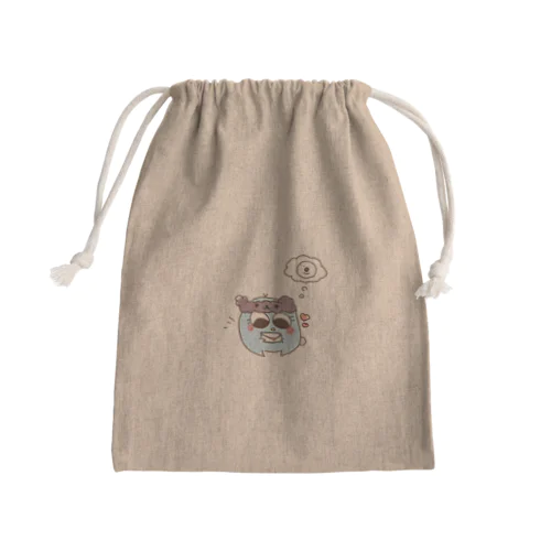 きゅるるおめめのさぶちゃんラブレター Mini Drawstring Bag
