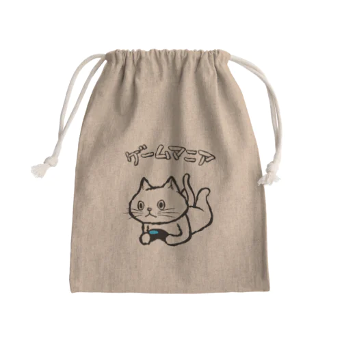 ゲームマニア Mini Drawstring Bag