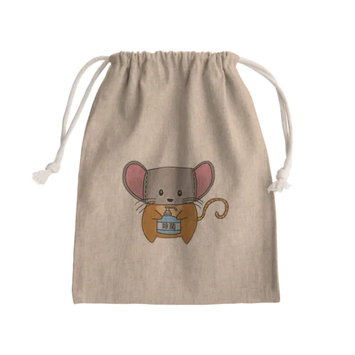 マス美 Mini Drawstring Bag