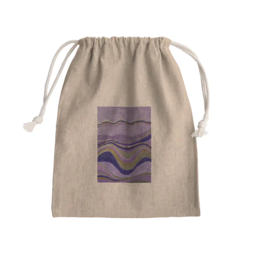 どこかの地層 Mini Drawstring Bag