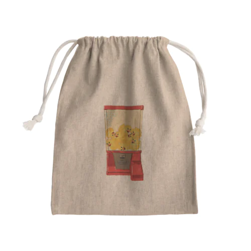 あひるガチャガチャ Mini Drawstring Bag