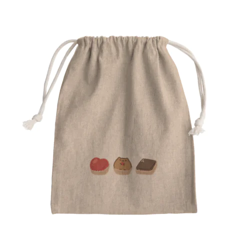 チョこかぴ Mini Drawstring Bag