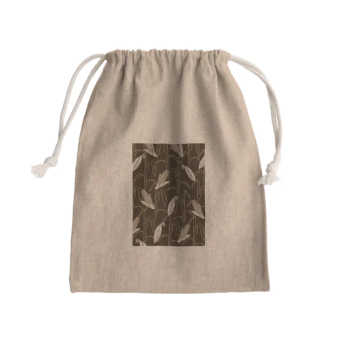 とうもろこし③ Mini Drawstring Bag