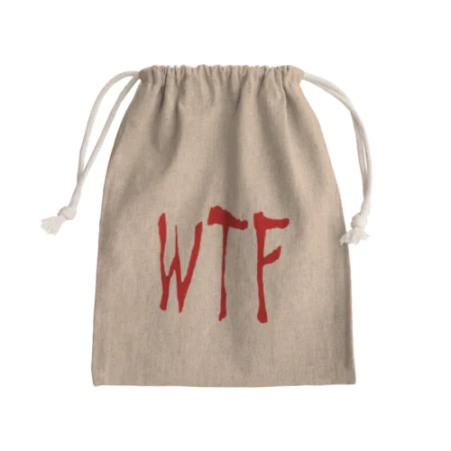 WTF Mini Drawstring Bag
