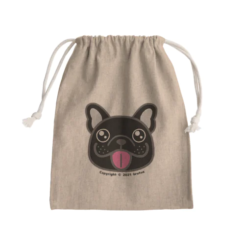 フレンチブルドッグ（ブリンドル） Mini Drawstring Bag