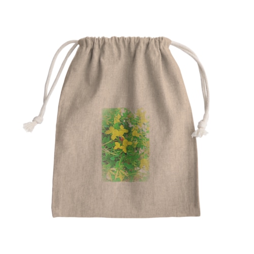 てんとう虫とミヤコグサ Mini Drawstring Bag