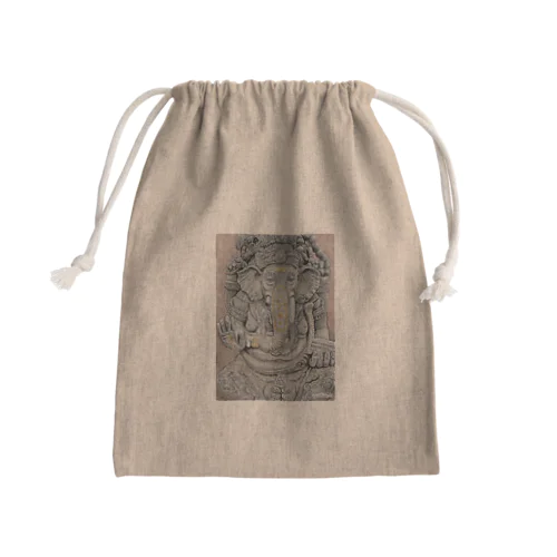 ガネーシャ10 Mini Drawstring Bag