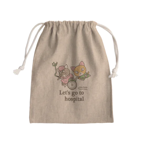 レッツゴーグランマ Mini Drawstring Bag