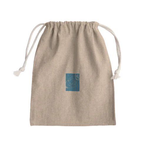 おネコさま Mini Drawstring Bag