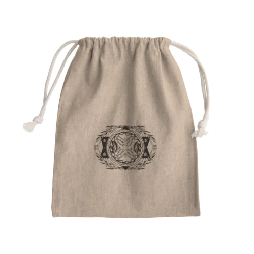 全國本ノ虫會 Mini Drawstring Bag