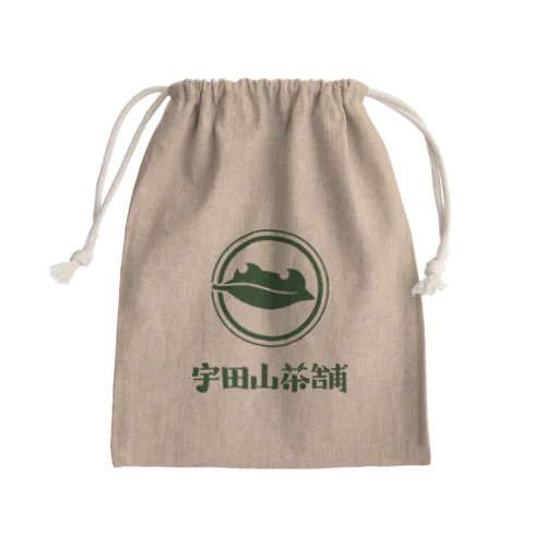 宇田山茶舗(うたやまちゃほ) ロゴ Mini Drawstring Bag