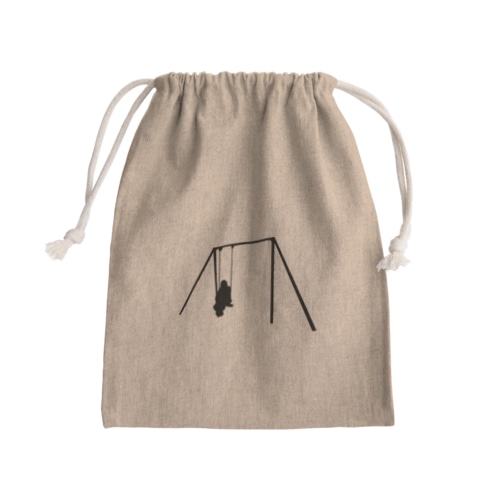 孤独の価値 Mini Drawstring Bag