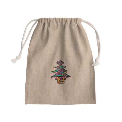 ゾウキカザリマス Mini Drawstring Bag
