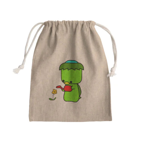 はぐくむかっぱ Mini Drawstring Bag