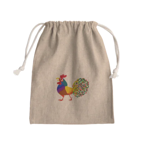 yakitoriko Mini Drawstring Bag