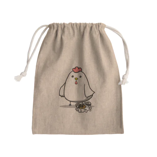 踏んだ Mini Drawstring Bag