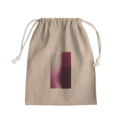 ２色パターン12 Mini Drawstring Bag