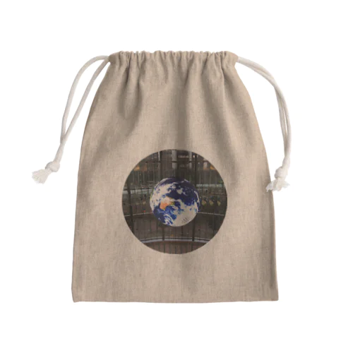 miraikan03（丸囲み） Mini Drawstring Bag