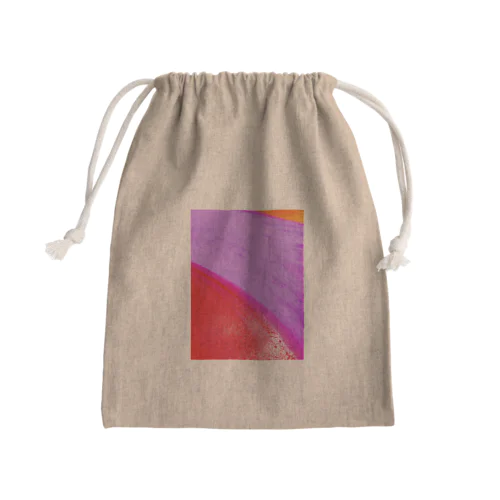 紅い虹 Mini Drawstring Bag