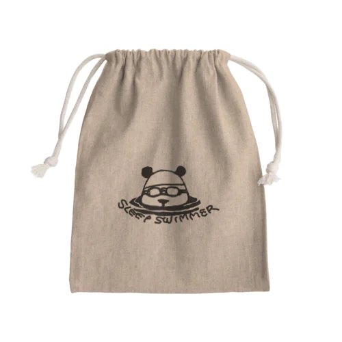 SLEEP SWIMMER Mini Drawstring Bag