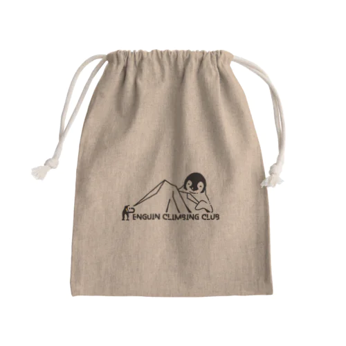 ペンギン山岳部 Mini Drawstring Bag