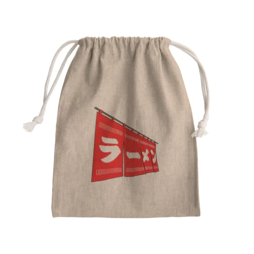 ラーメン Mini Drawstring Bag