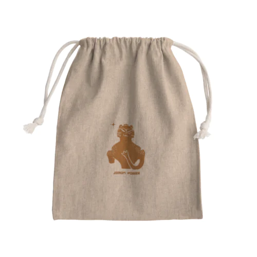 猫土偶 Mini Drawstring Bag