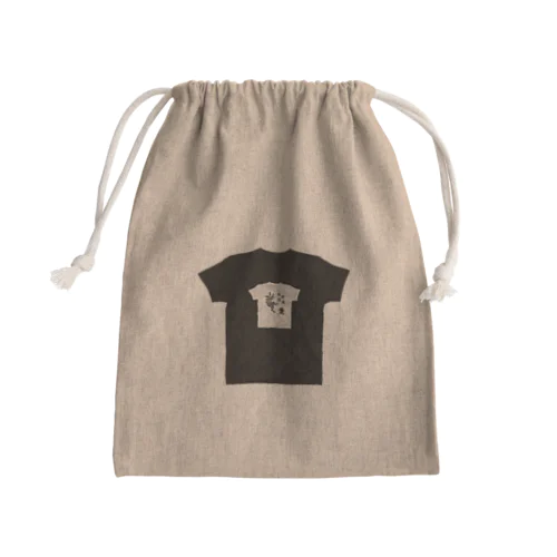 鳥獣戯画・改　兎(TRIBAL)のＴシャツのＴシャツ Mini Drawstring Bag