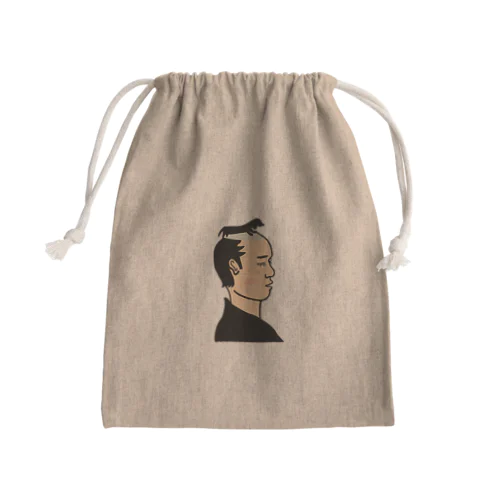 ダックス侍 うたた寝 Mini Drawstring Bag