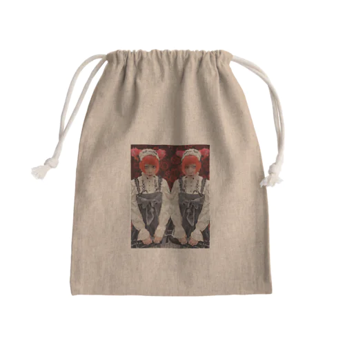 赤髪ゴスロリ猫耳未野 Mini Drawstring Bag
