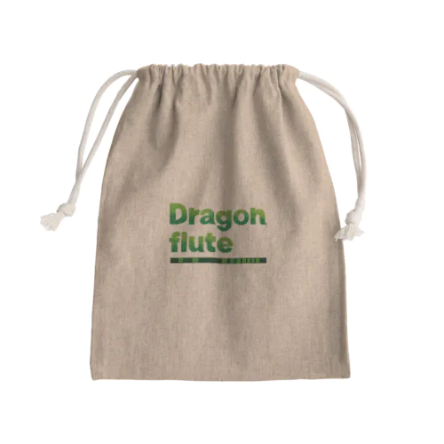 燃えよドラゴンフルート（龍笛） Mini Drawstring Bag