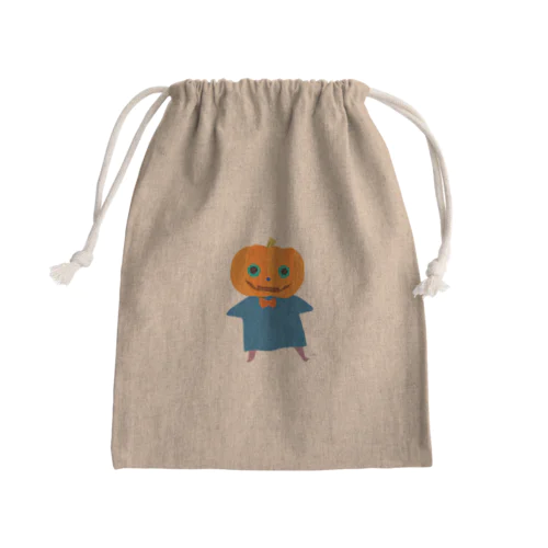 おばけ巾着＜パンプキン＞ Mini Drawstring Bag