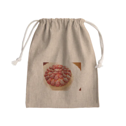 イチゴタルト Mini Drawstring Bag